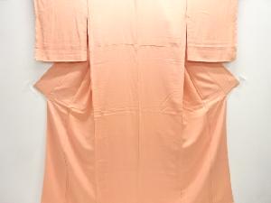 織り柄一つ紋色無地着物